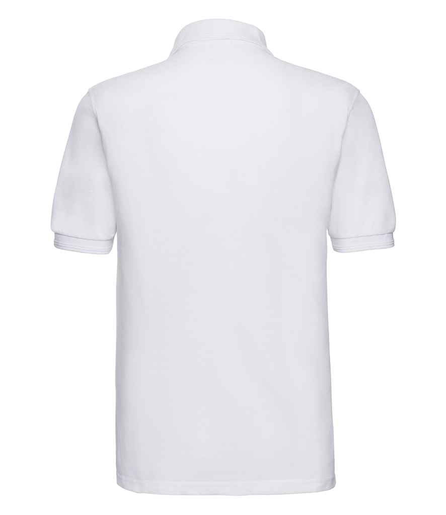 Russell Hardwearing Poly/Cotton Piqué Polo Shirt - White (599M)