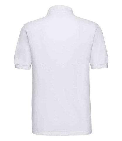Russell Hardwearing Poly/Cotton Piqué Polo Shirt - White (599M)