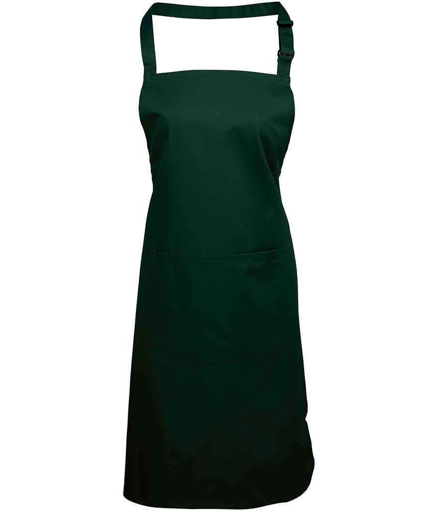 Premier 'Colours' Bib Apron with Pocket - FRONT