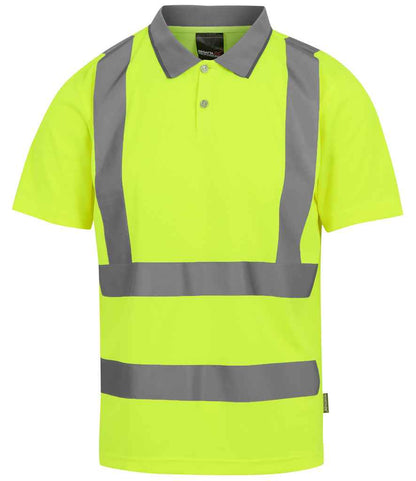 Regatta High Visibility Pro Contract Polo Shirt - FRONT