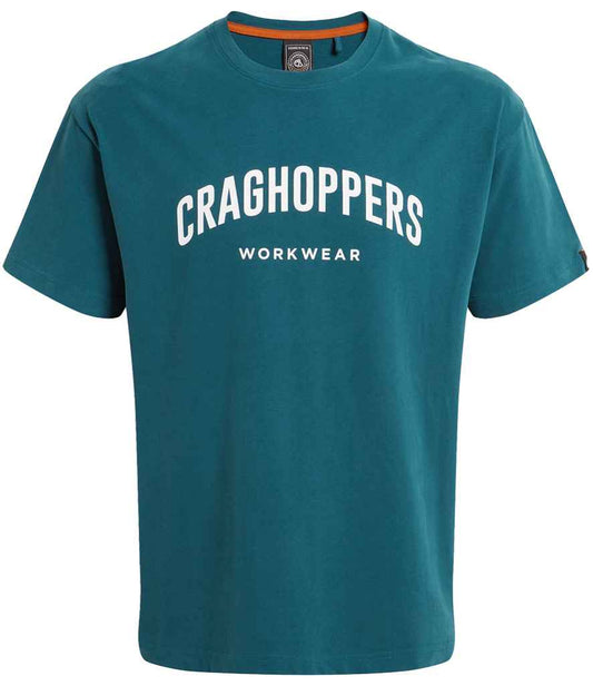 Craghoppers Workwear Batley T-Shirt - Dark Aegean Blue (CR702) - front