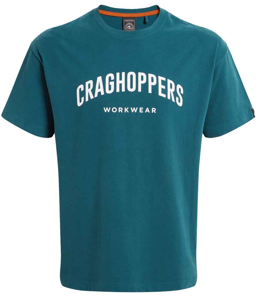 Craghoppers Workwear Batley T-Shirt - Dark Aegean Blue (CR702) - back