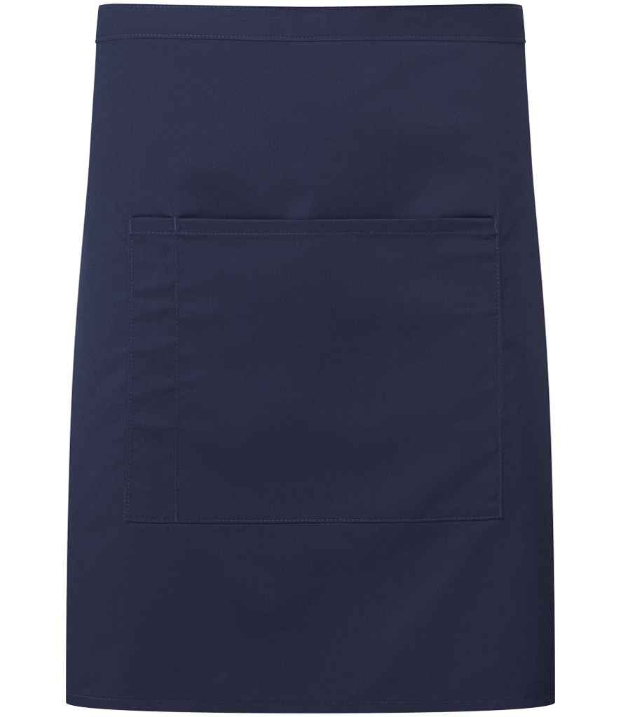 Premier 'Colours' Mid Length Apron with Pocket - FRONT