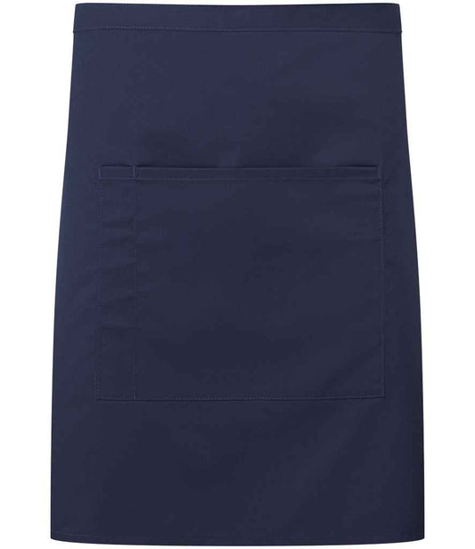 Premier 'Colours' Mid Length Apron with Pocket - FRONT