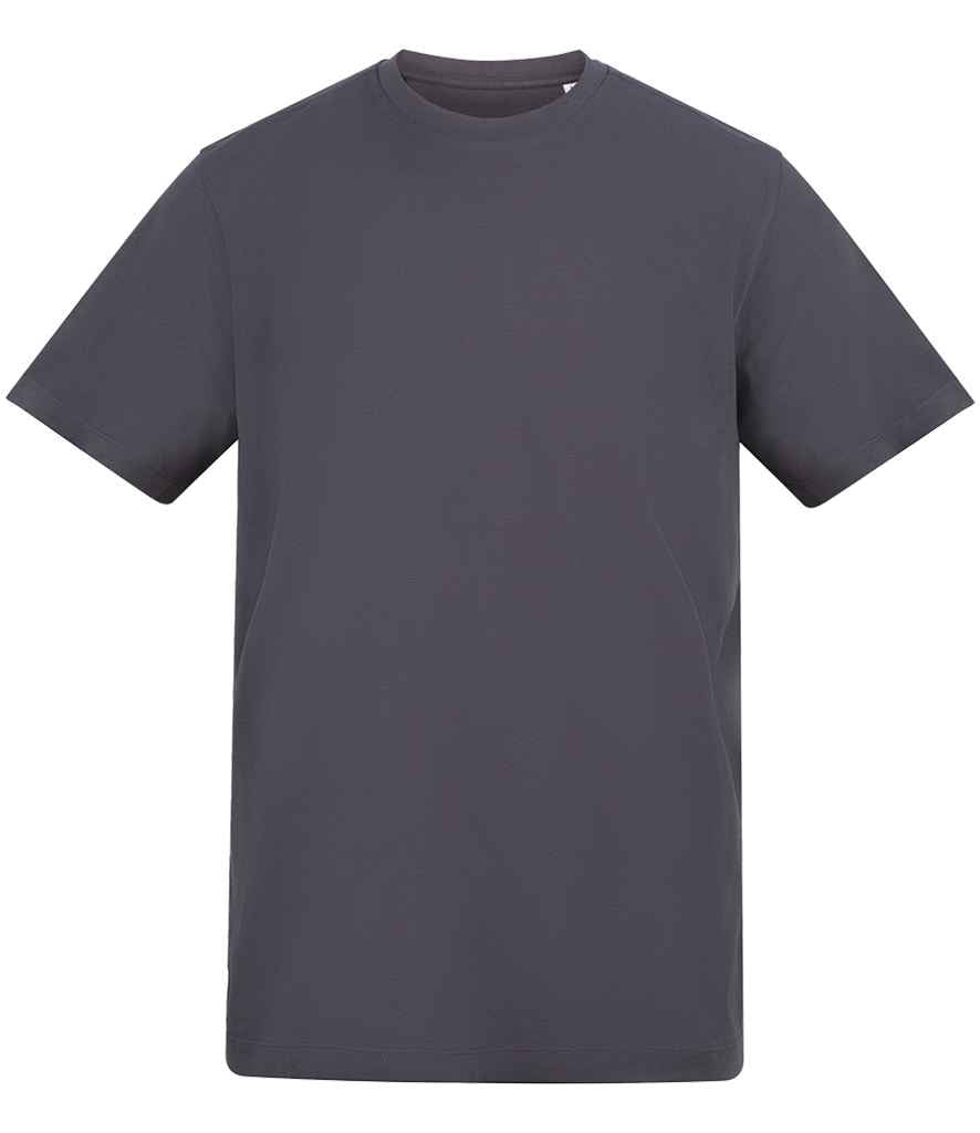 AWDis Unisex 180 T-Shirt - Solid Charcoal (AT002) - front