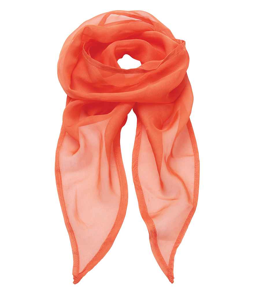 Premier 'Colours' Chiffon Scarf - FRONT