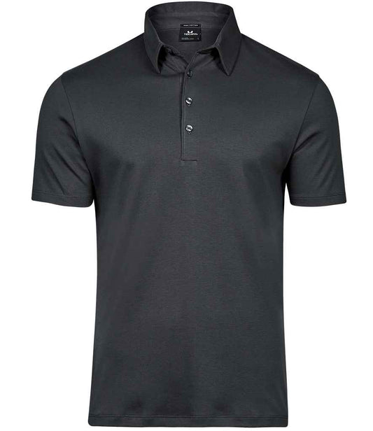 Tee Jays Pima Cotton Interlock Polo Shirt - FRONT