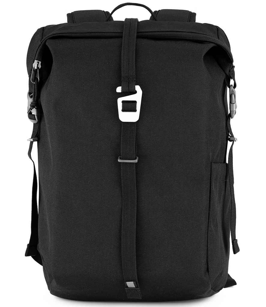 Craghoppers Expert Kiwi Classic Roll-Top Backpack - Black (CR622) - front