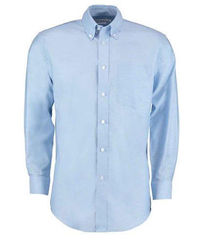 Kustom Kit Long Sleeve Classic Fit Workwear Oxford Shirt - FRONT