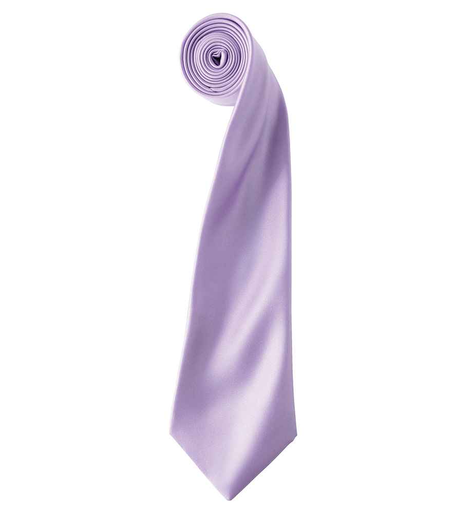 Premier 'Colours' Satin Tie - FRONT