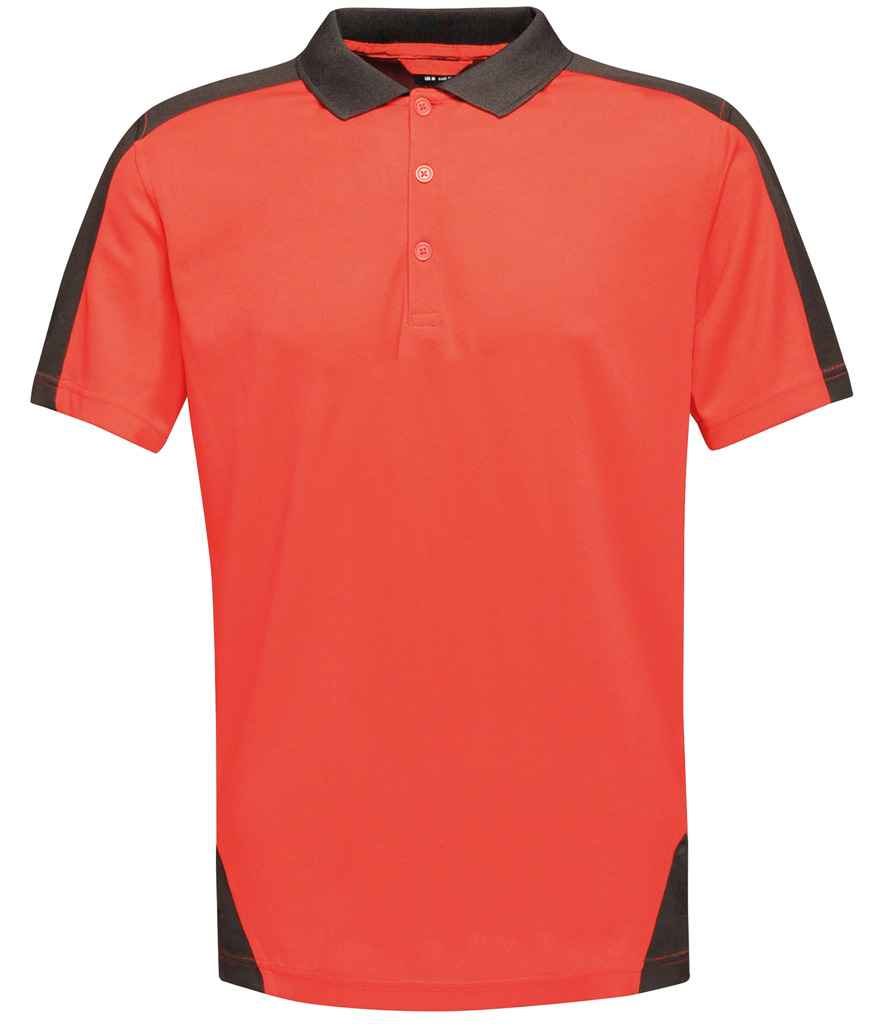 Regatta Contrast Quick Wicking Piqué Polo Shirt - FRONT