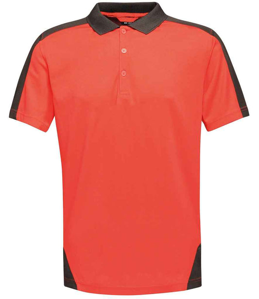 Regatta Contrast Quick Wicking Piqué Polo Shirt - FRONT
