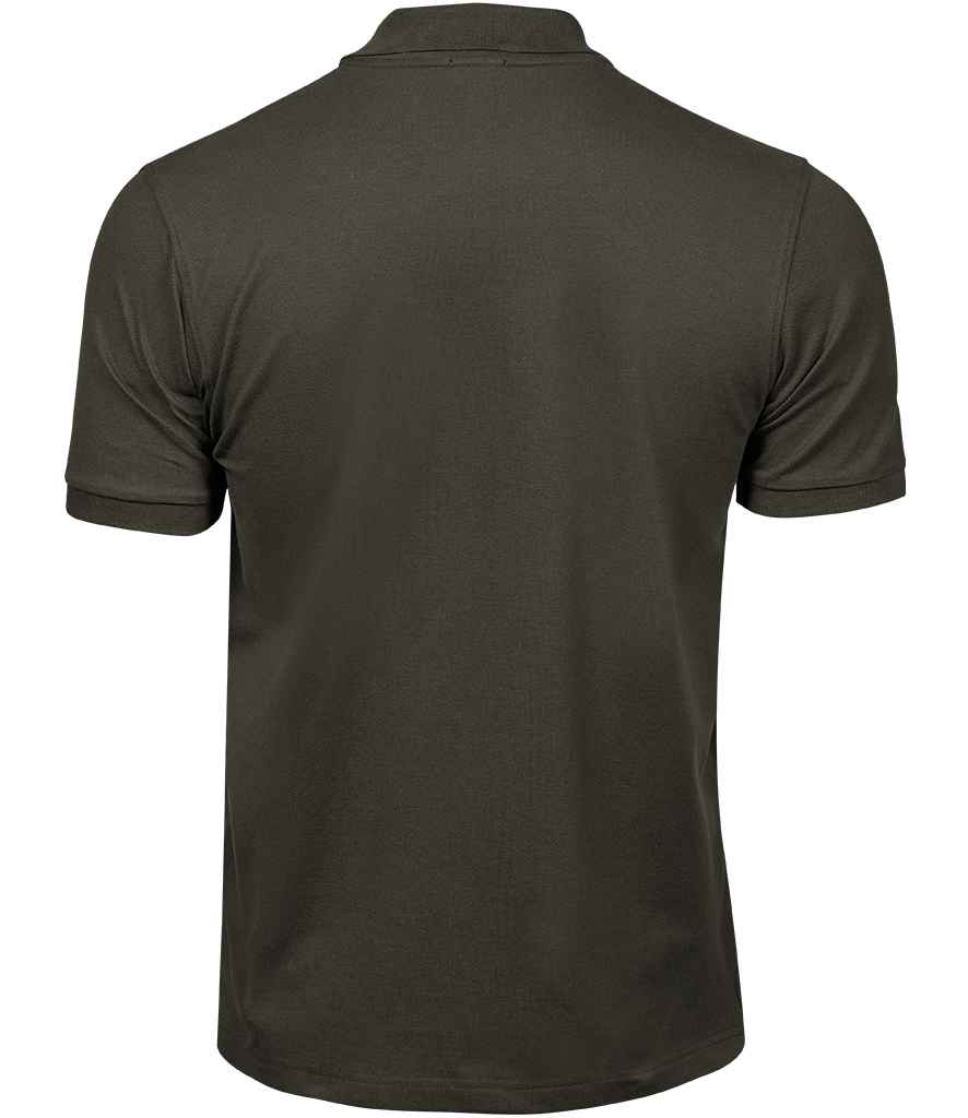 Tee Jays Luxury Stretch Piqué Polo Shirt - BACK