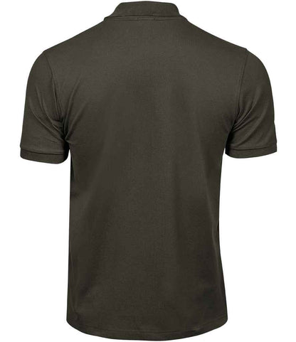 Tee Jays Luxury Stretch Piqué Polo Shirt - BACK