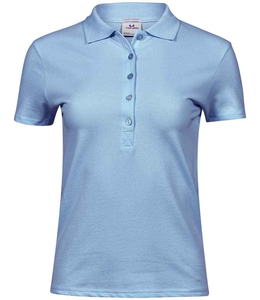 Tee Jays Ladies Luxury Stretch Polo Shirt - FRONT