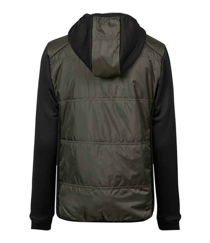 Tee Jays Ladies Hybrid-Stretch Hooded Jacket - BACK