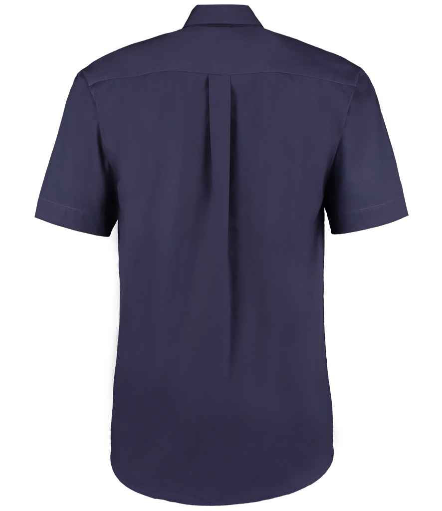 Kustom Kit Premium Short Sleeve Classic Fit Oxford Shirt - BACK