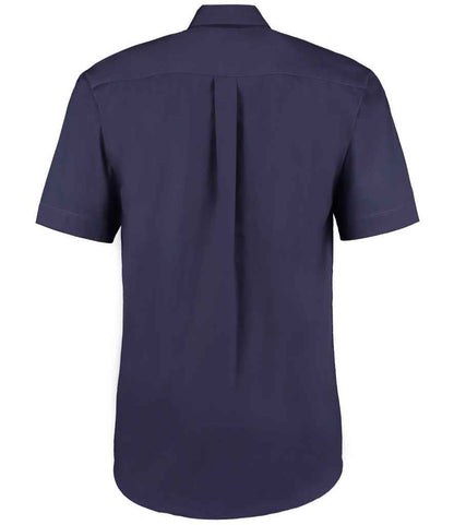 Kustom Kit Premium Short Sleeve Classic Fit Oxford Shirt - BACK