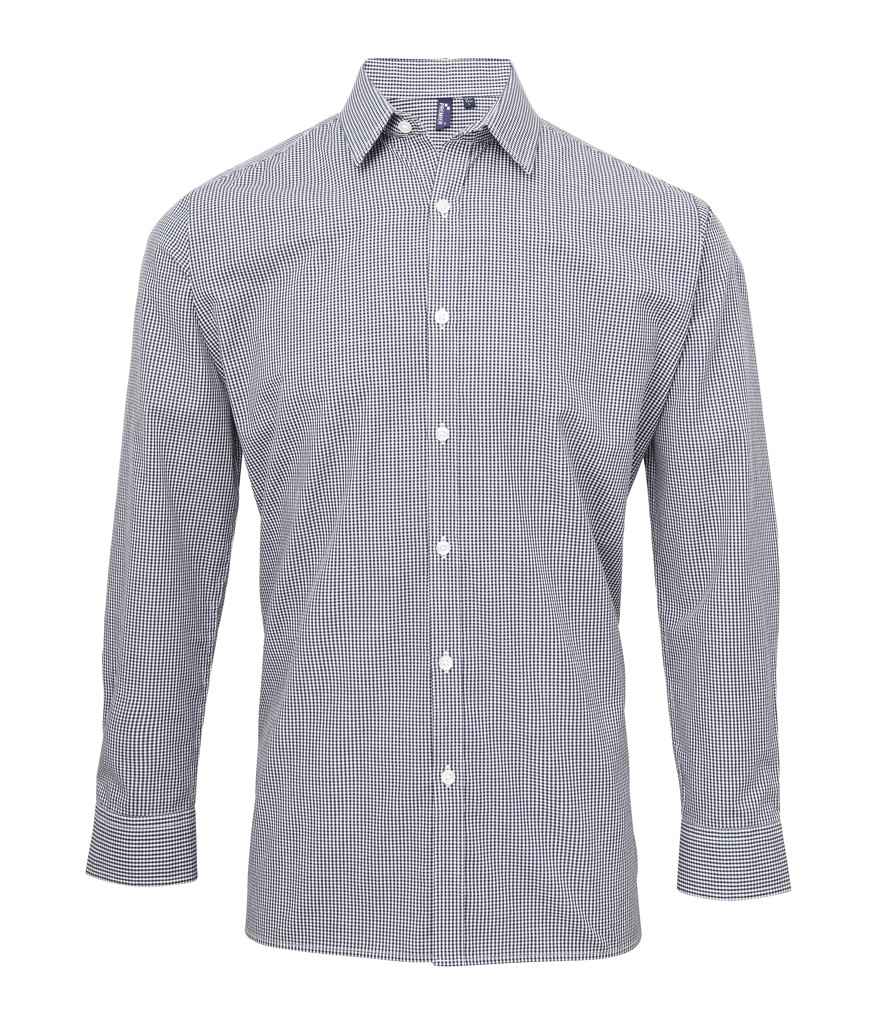 Premier Gingham Long Sleeve Shirt - FRONT