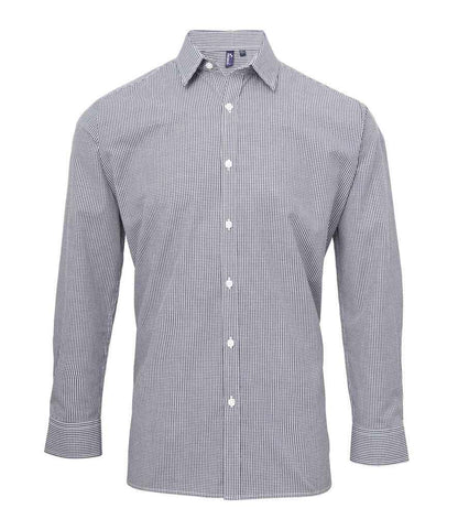 Premier Gingham Long Sleeve Shirt - FRONT