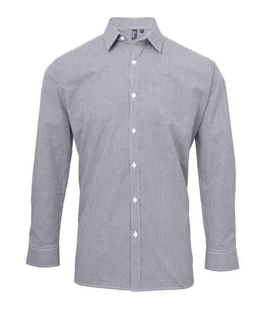 Premier Gingham Long Sleeve Shirt - FRONT