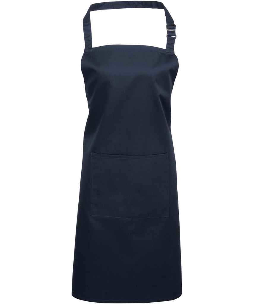 Premier 'Colours' Bib Apron with Pocket - FRONT