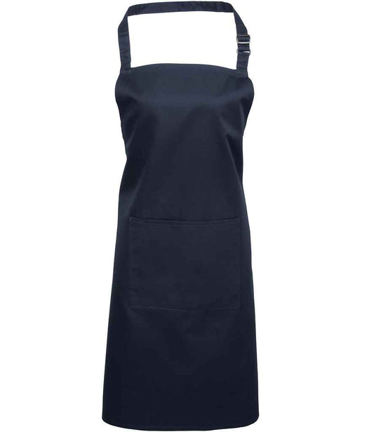Premier 'Colours' Bib Apron with Pocket - FRONT