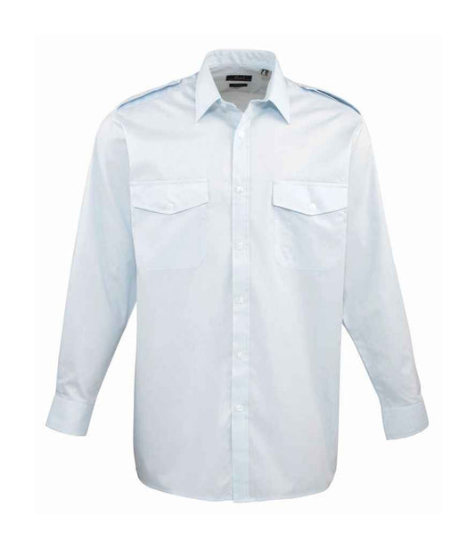 Premier Long Sleeve Pilot Shirt - FRONT