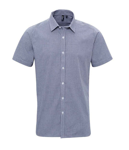 Premier Gingham Short Sleeve Shirt - FRONT