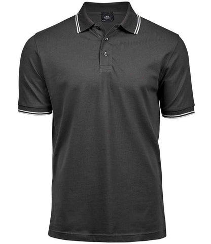 Tee Jays Luxury Stretch Tipped Polo Shirt - FRONT