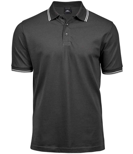 Tee Jays Luxury Stretch Tipped Polo Shirt - FRONT
