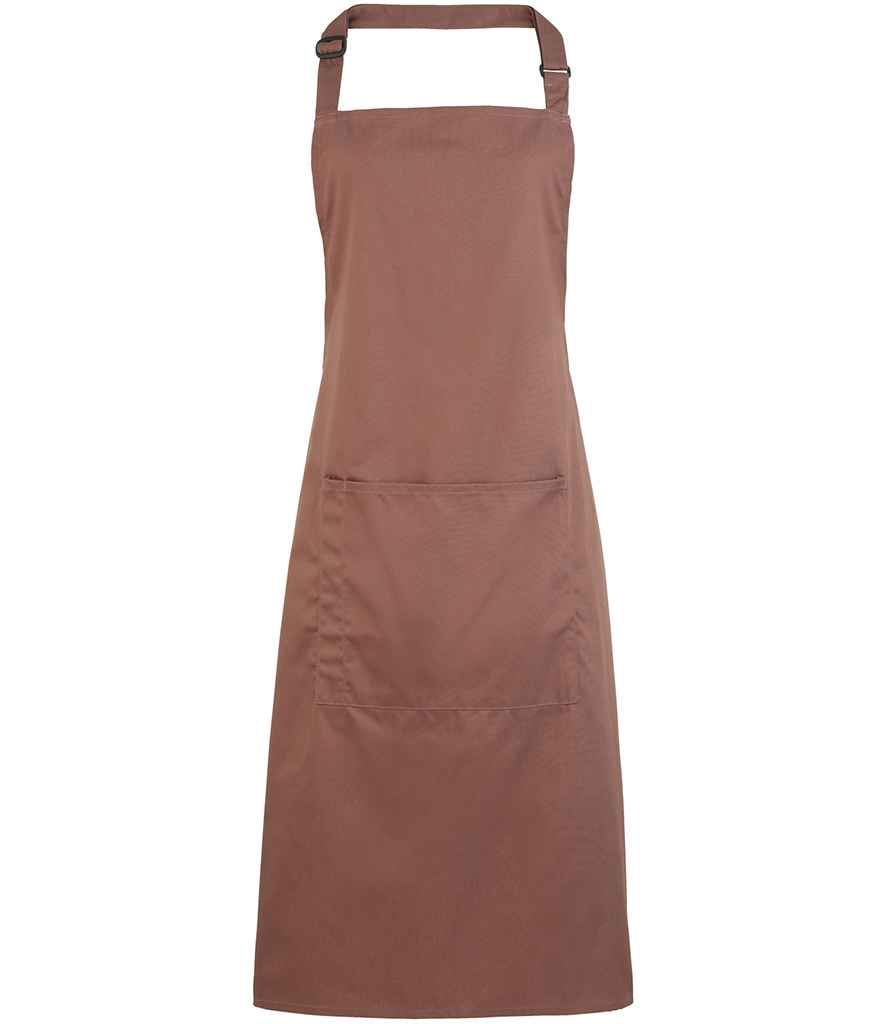 Premier 'Colours' Bib Apron with Pocket - FRONT