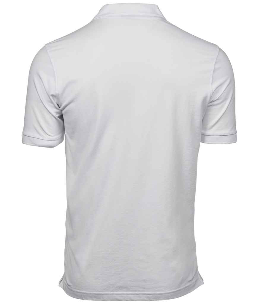Tee Jays Luxury Stretch Piqué Polo Shirt - BACK