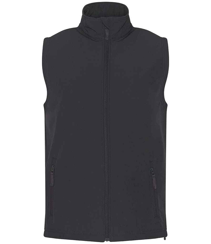 Pro RTX Pro Two Layer Soft Shell Gilet - Charcoal - front