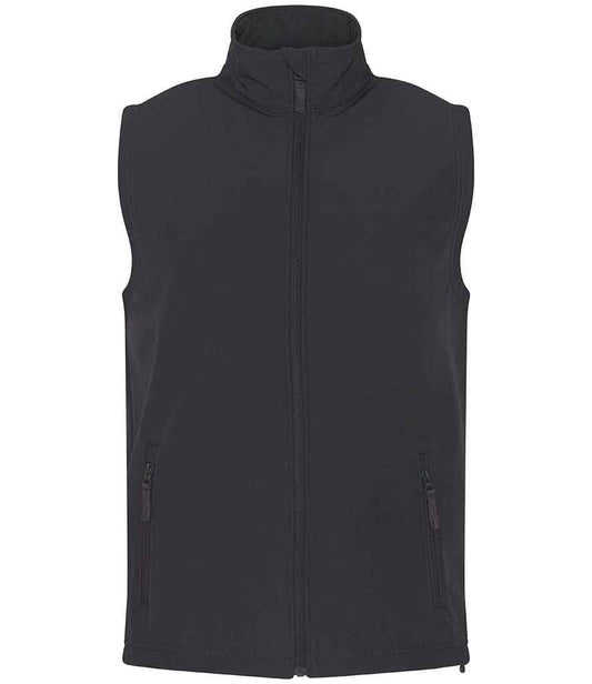Pro RTX Pro Two Layer Soft Shell Gilet - Charcoal - front