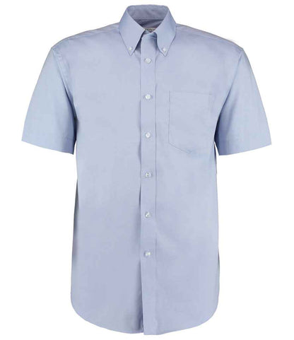 Kustom Kit Premium Short Sleeve Classic Fit Oxford Shirt - FRONT