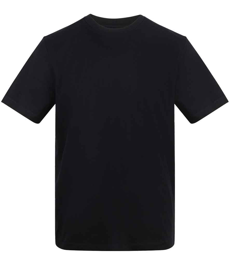 AWDis Unisex 180 T-Shirt - Deep Black (AT002) - front