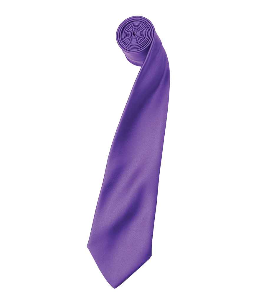 Premier 'Colours' Satin Tie - FRONT