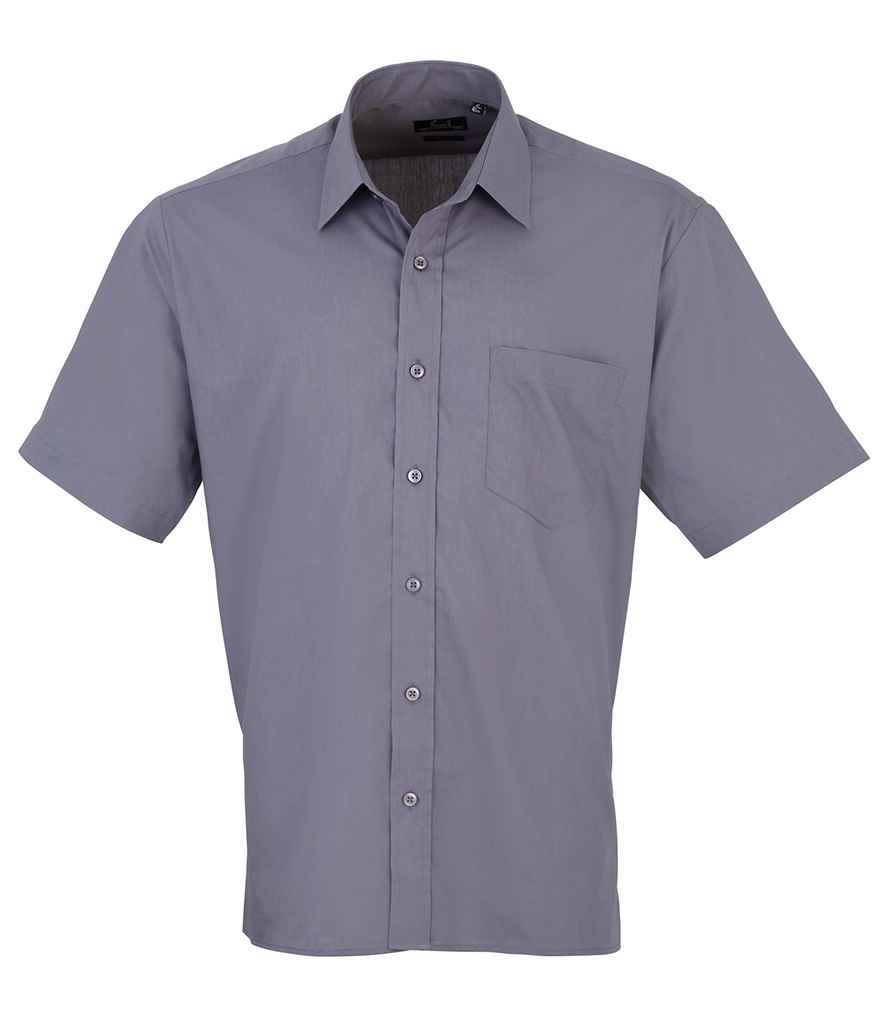 Premier Short Sleeve Poplin Shirt - FRONT
