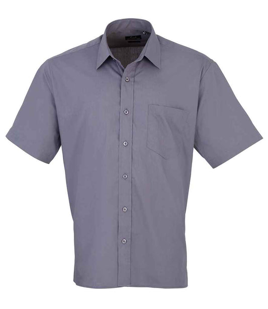 Premier Short Sleeve Poplin Shirt - FRONT