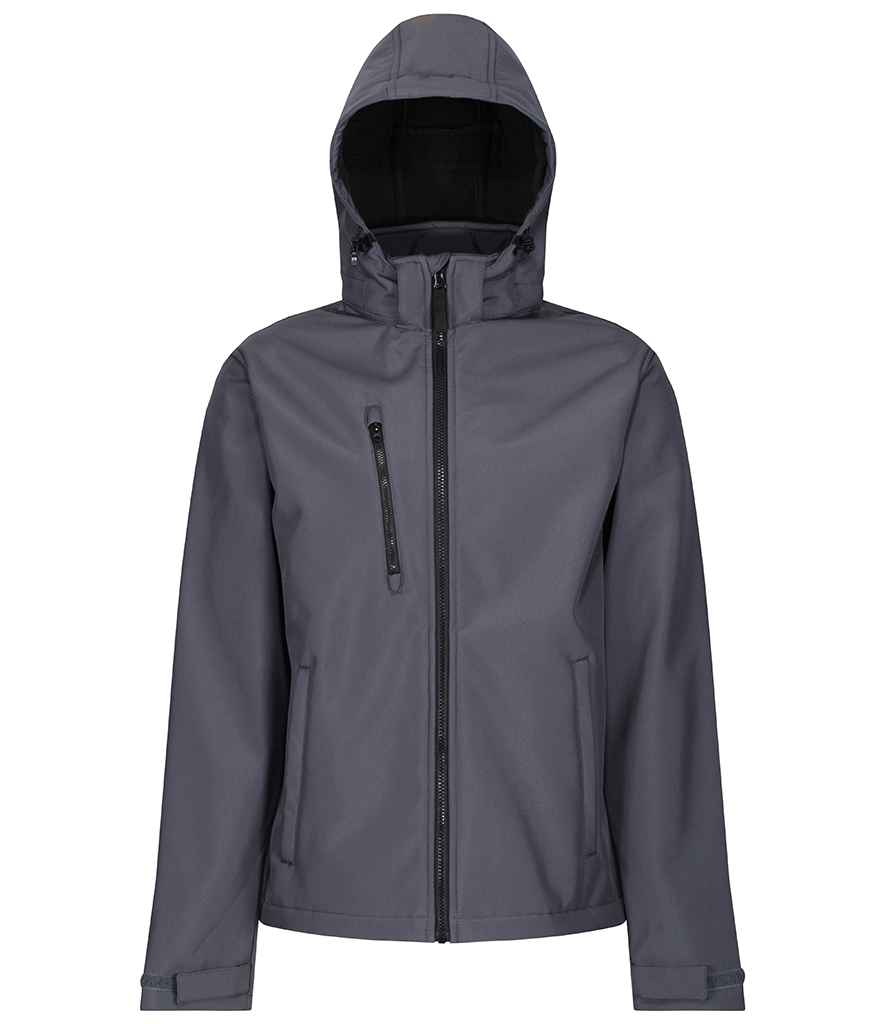 Regatta Venturer Three Layer Hooded Soft Shell Jacket - FRONT
