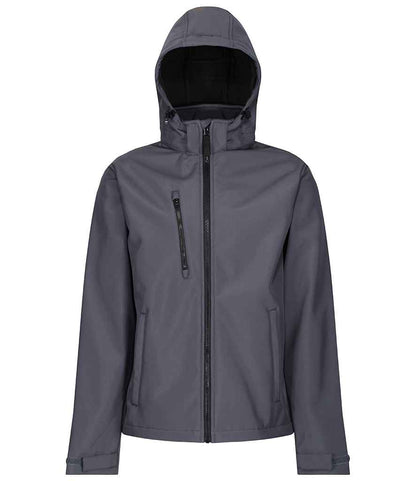 Regatta Venturer Three Layer Hooded Soft Shell Jacket - FRONT