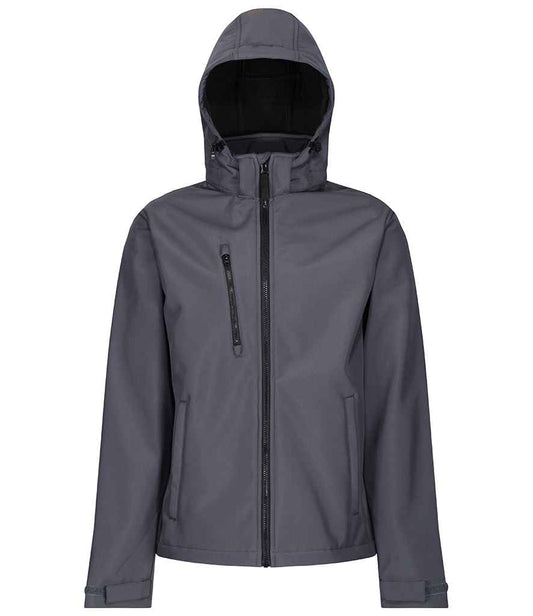 Regatta Venturer Three Layer Hooded Soft Shell Jacket - FRONT
