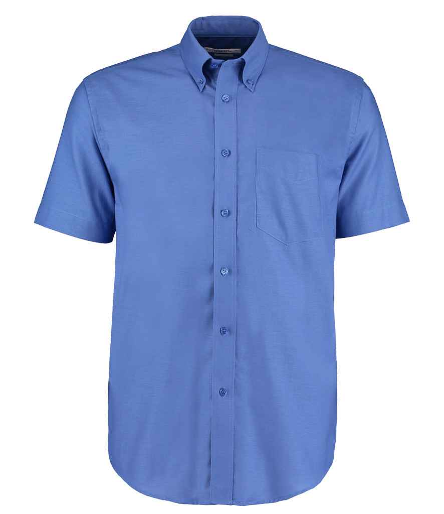 Kustom Kit Short Sleeve Classic Fit Workwear Oxford Shirt - FRONT