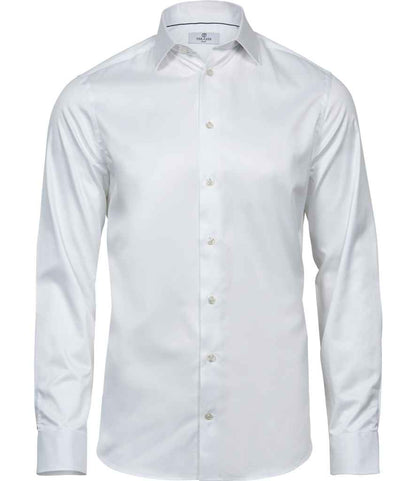 Tee Jays Luxury Slim Fit Long Sleeve Oxford Shirt - FRONT