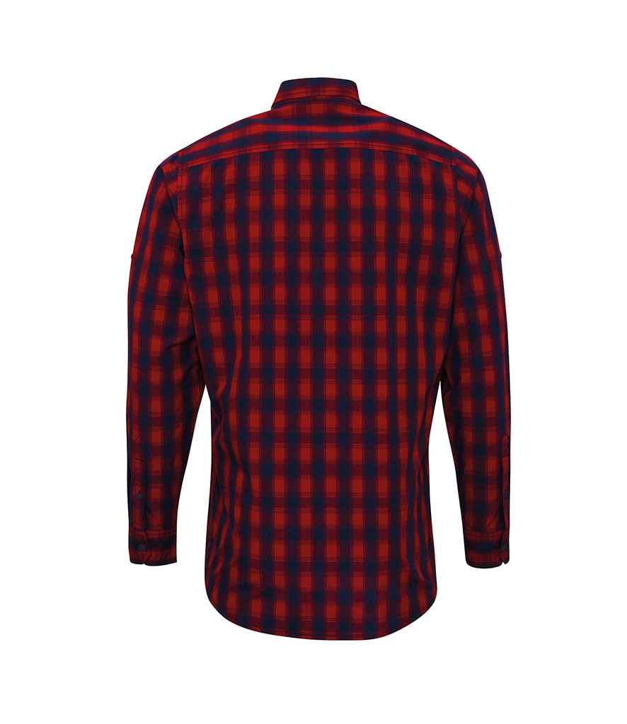 Premier Mulligan Check Long Sleeve Shirt - BACK