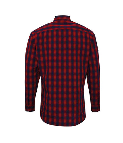 Premier Mulligan Check Long Sleeve Shirt - BACK