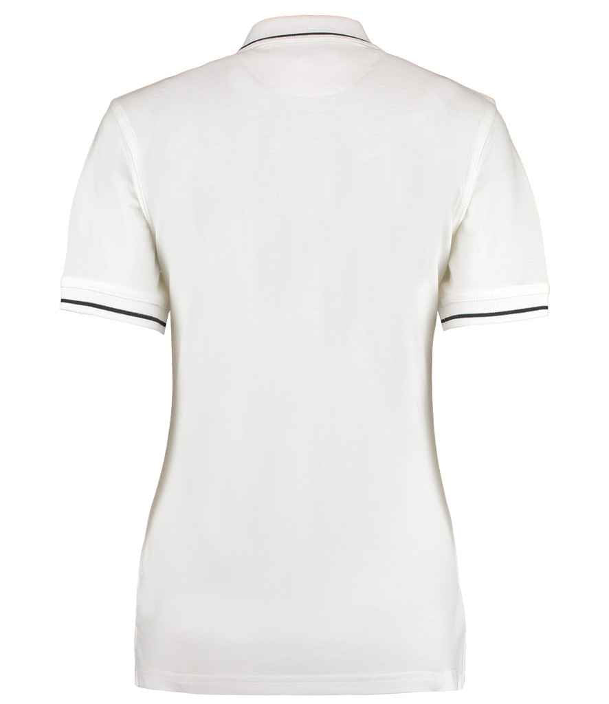 Kustom Kit Ladies St Mellion Tipped Cotton Piqué Polo Shirt - BACK
