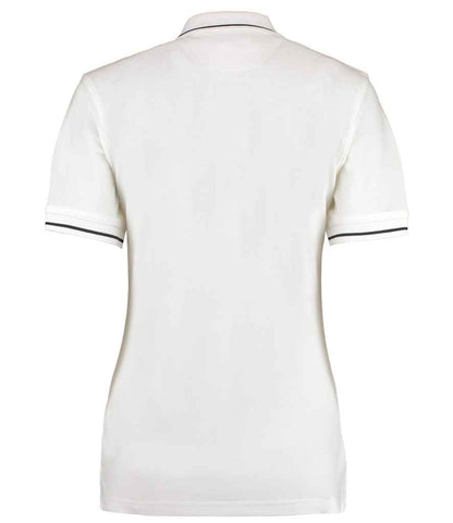 Kustom Kit Ladies St Mellion Tipped Cotton Piqué Polo Shirt - BACK
