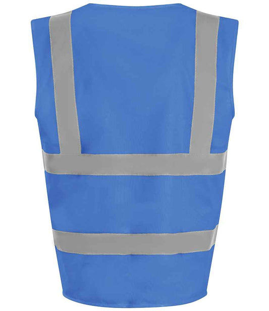 Pro RTX High Visibility Waistcoat - Royal Blue - back